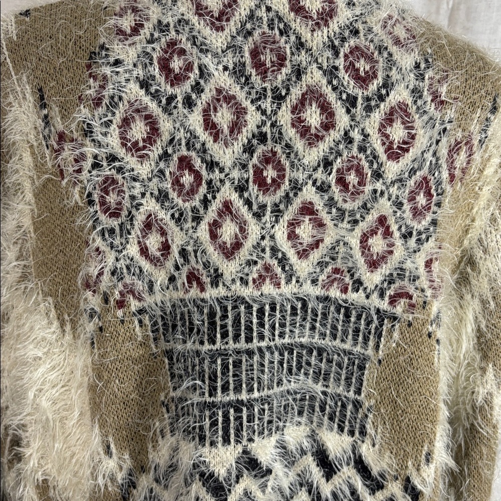 BCBGMaxAzria Soft and Fuzzy Long Cardigan - Picture 6 of 8